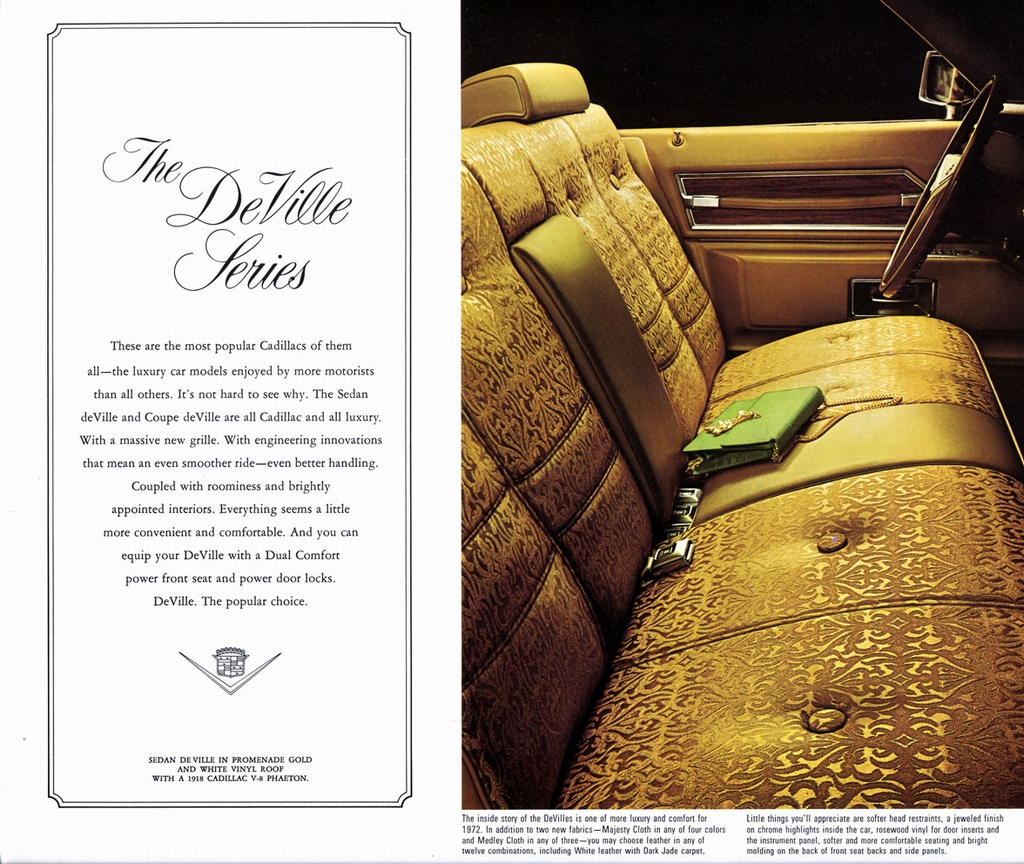 1972 Cadillac Brochure Page 5